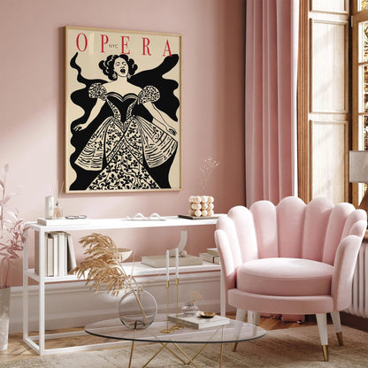 NYC Opera Music Vintage Poster