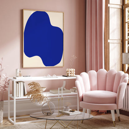 Blue Abstract Poster – Modern Wall Art