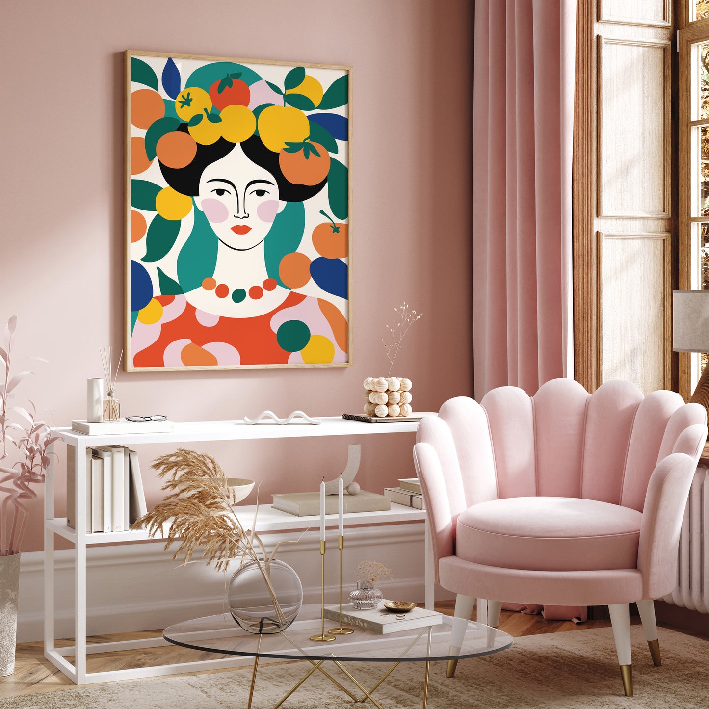 Matisse's Muse Woman Poster