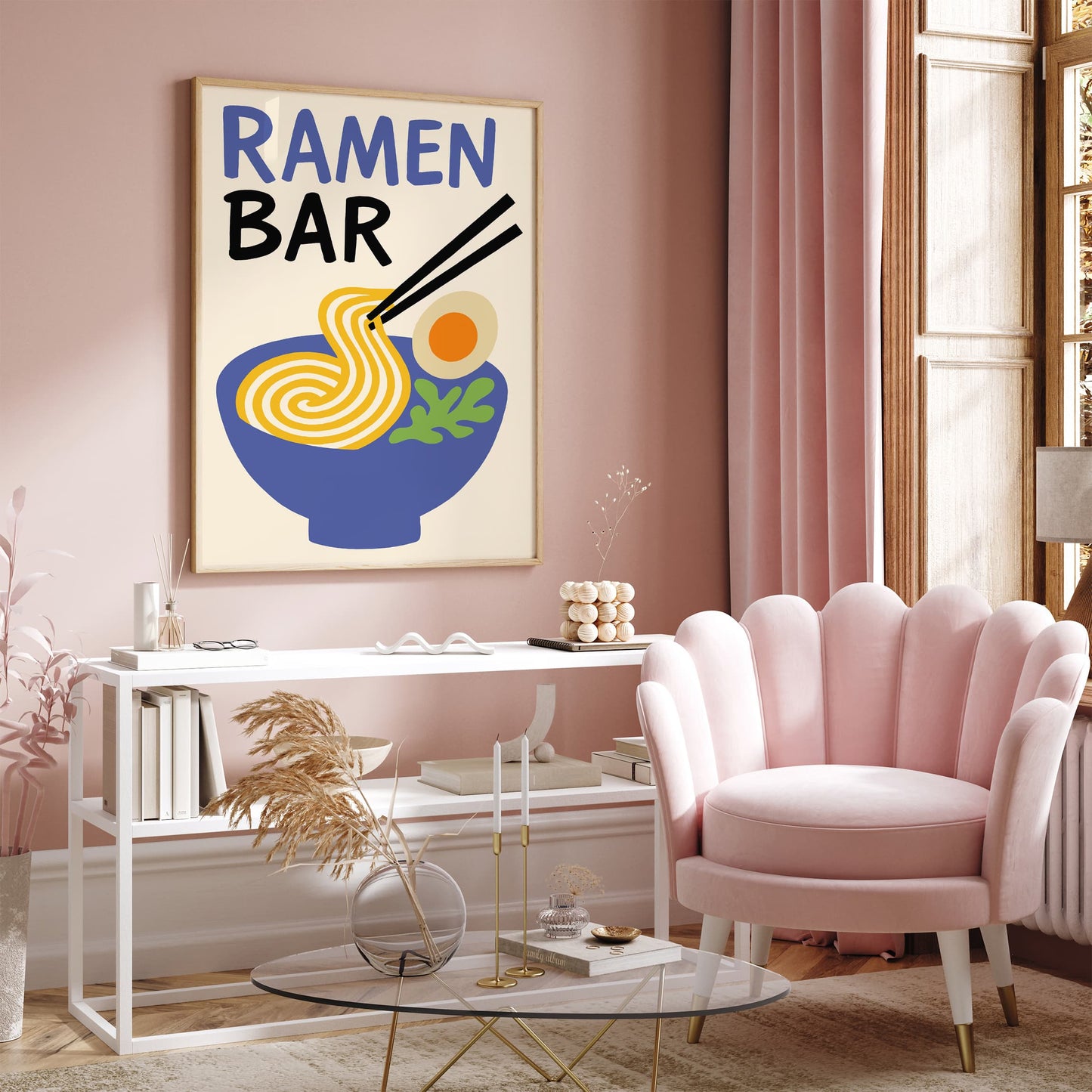 Ramen Bar Japanese Food Art Print