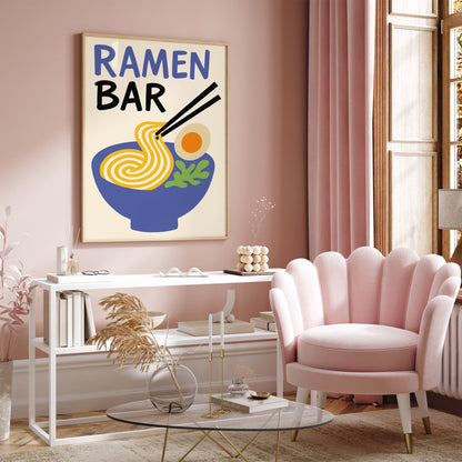 Ramen Bar Japanese Food Art Print