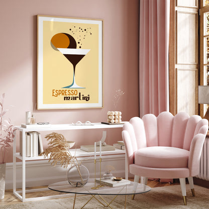 Espresso Martini Drink Poster