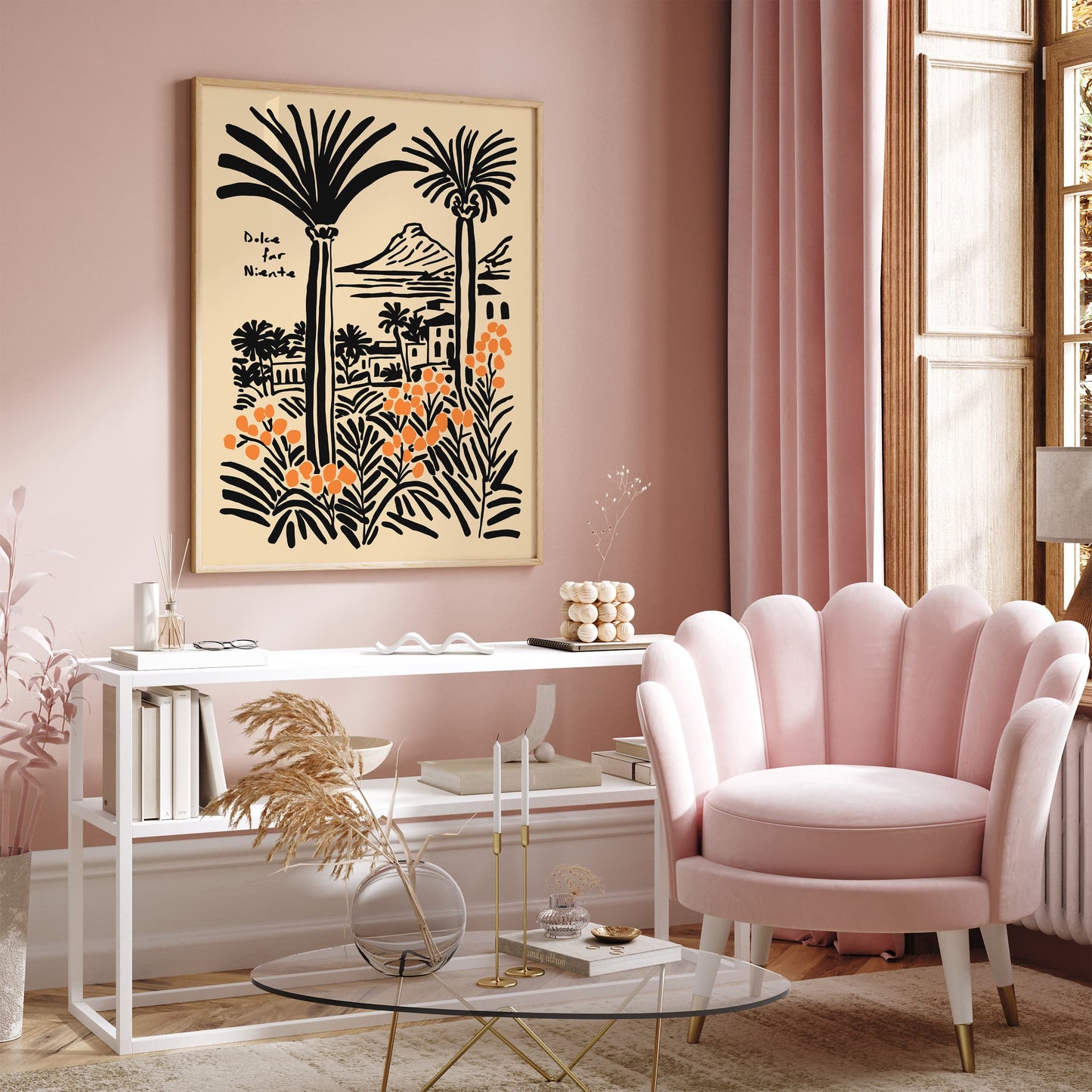Dolce far Niente Tropical Landscape Poster