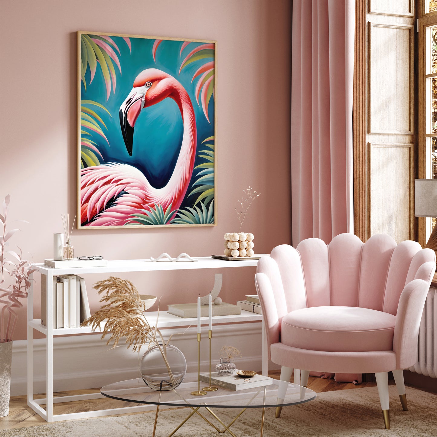 Greater Flamingo Wall Art 2024