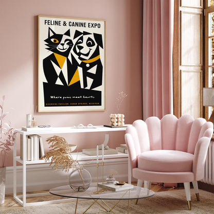 Michigan Cat and Dogs Expo Poster