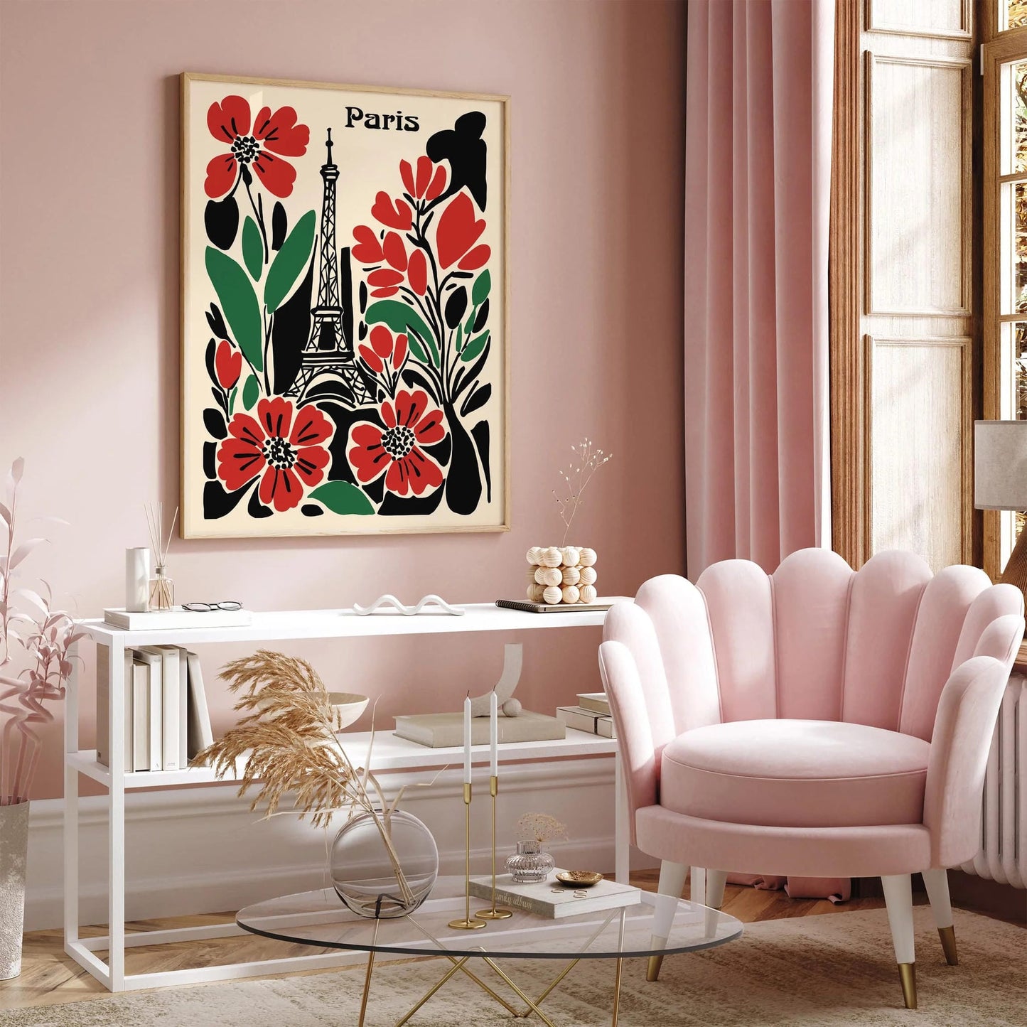 Paris Travel Poster – Spring Edition