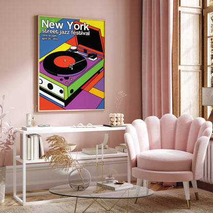 New York Street Jazz Festival Poster