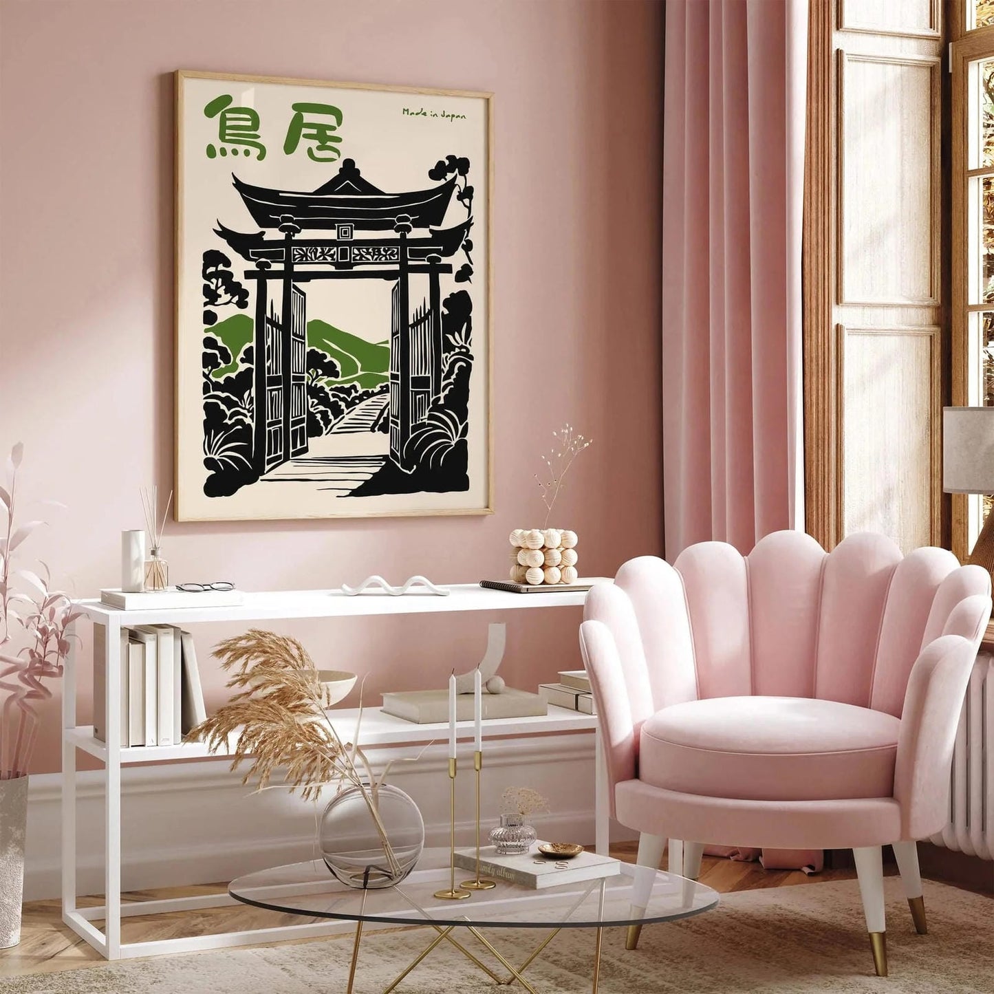 Torii Gate Made in Japan Wall Art