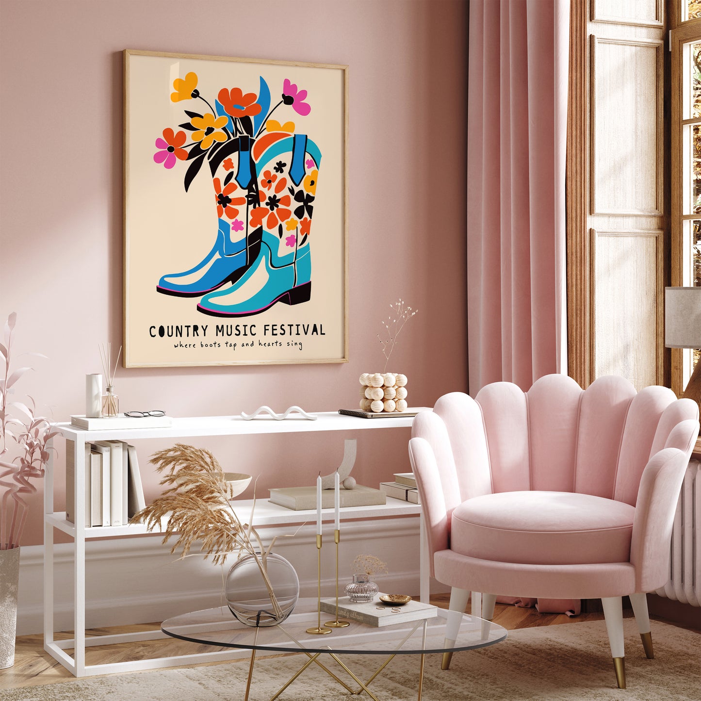 Country Music Festival Poster 2025