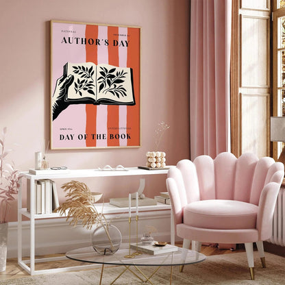 Book Day Poster - Literary Wall Art for Book Lovers