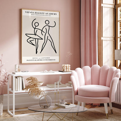 Vienna Balletakademie Poster - Ballet Art Print