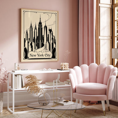 Art Deco New York City Poster
