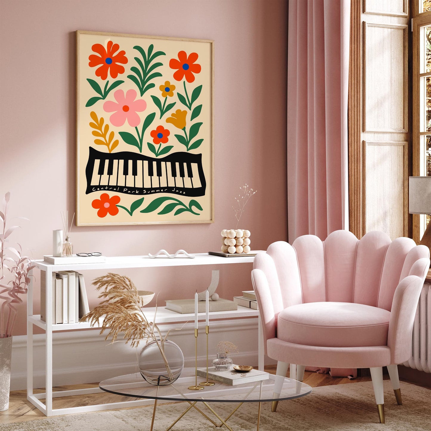 Central Park Summer Jazz Festival Poster