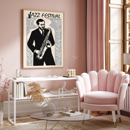 Jazz Festival Music Wall Art