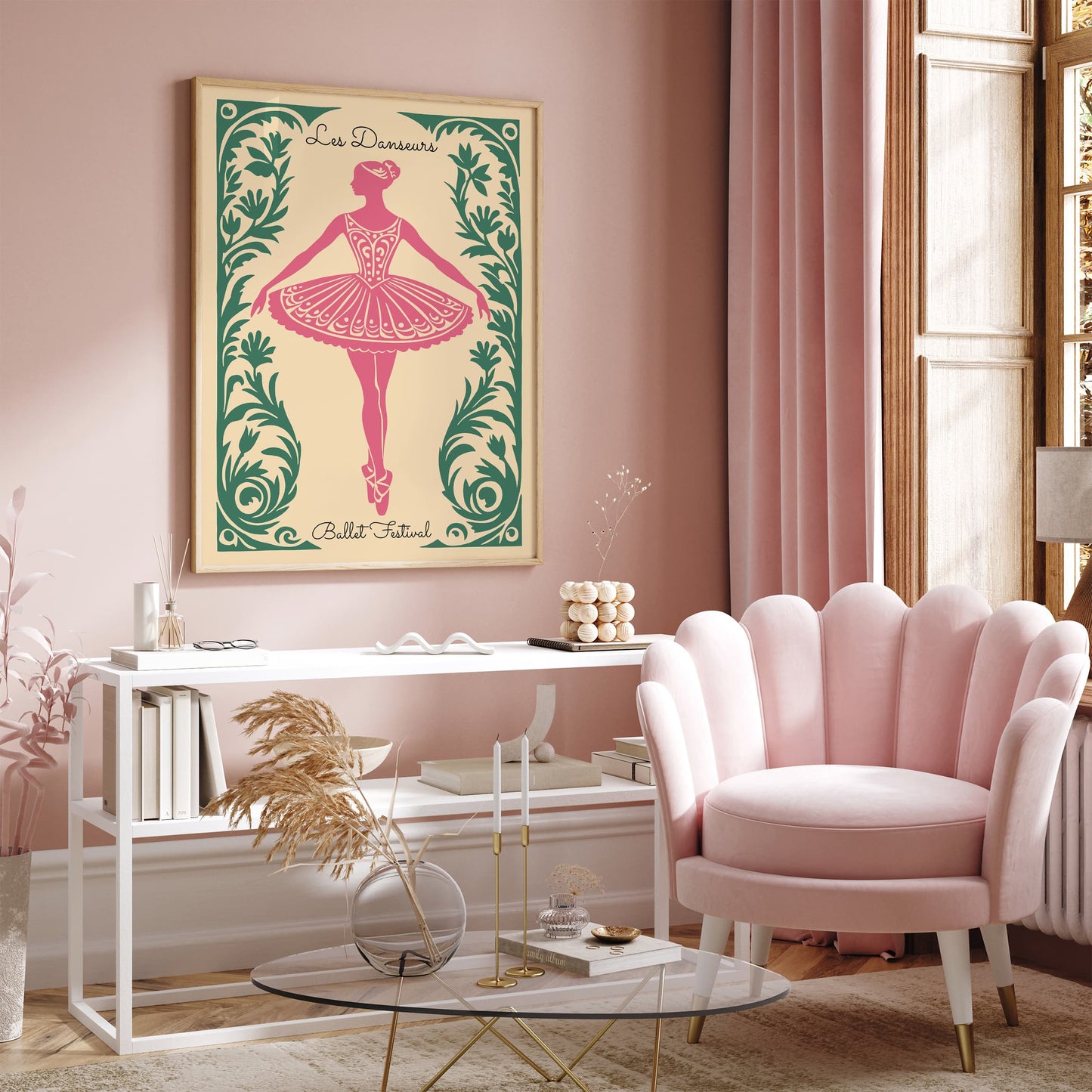 Ballet Festival French Music Poster
