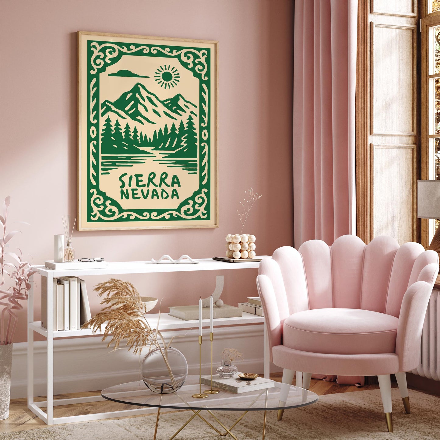 Sierra Nevada California Poster