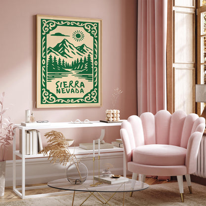 Sierra Nevada California Poster