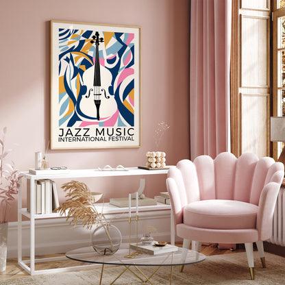 Jazz Music Festival Art Print 2024