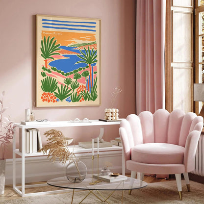 Mexican Riviera Tropical Landscape Poster – HypeSheriff Europe