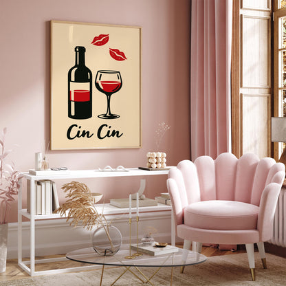 Cin Cin Wine Poster