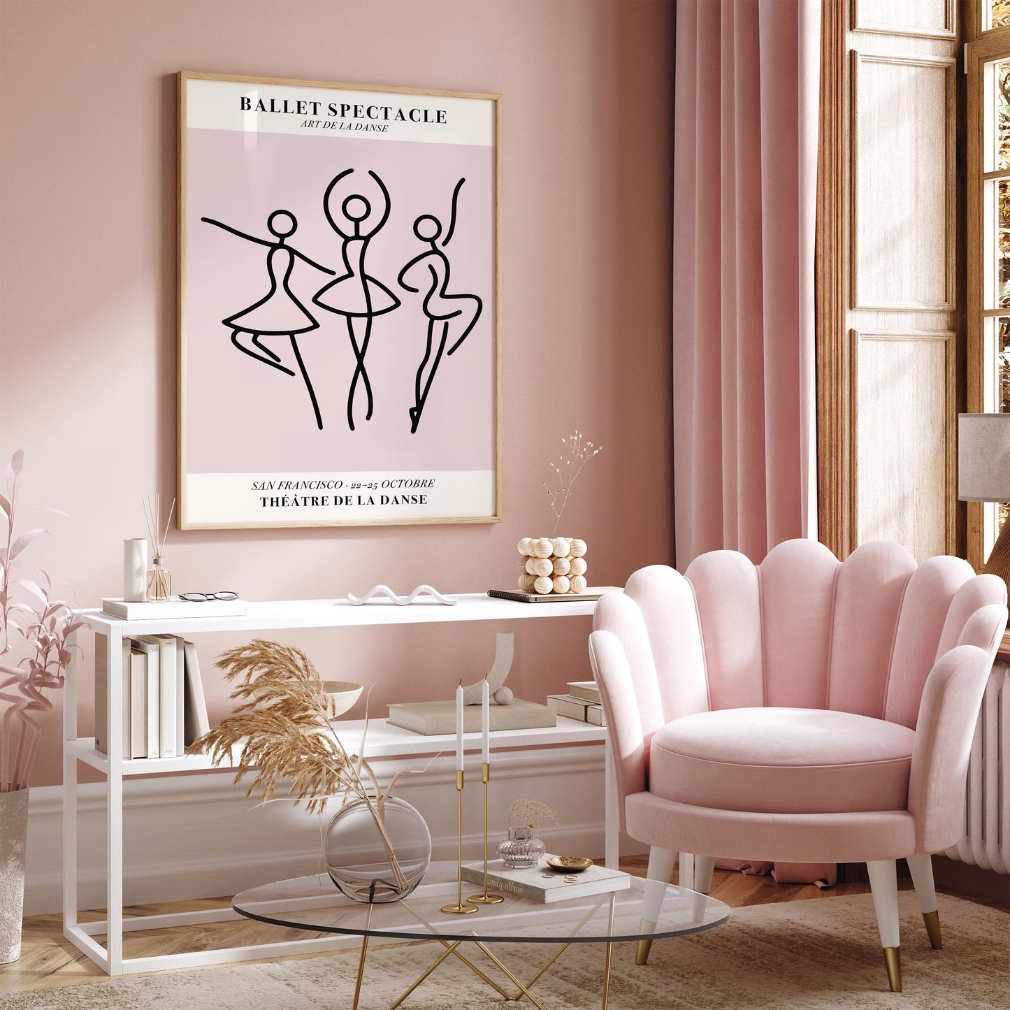 Ballet Spectacle Poster Dance Music Print