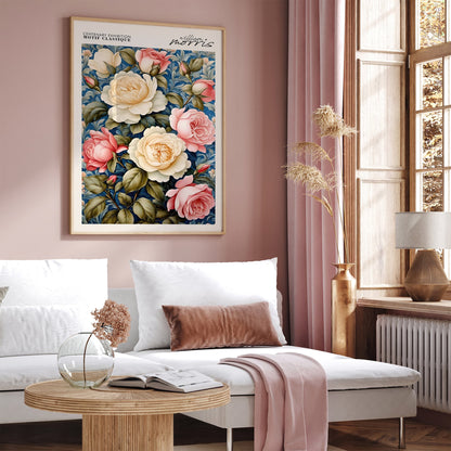 Elegant Classic Roses Wall Art
