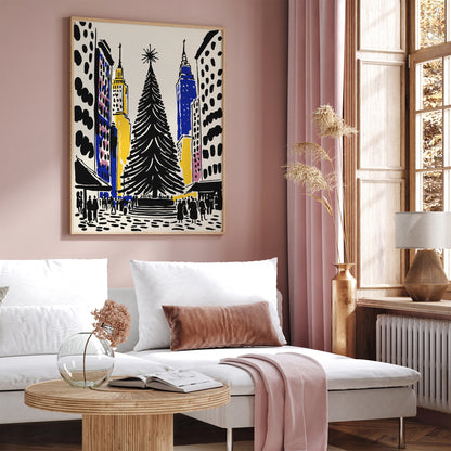 Christmas Tree in NYC Poster