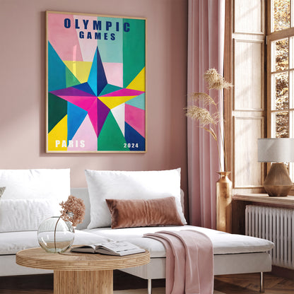 Vibrant Olympic Games in Paris 2024 Art Print