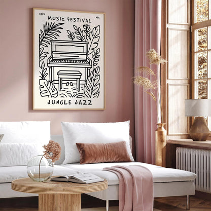 Jungle Jazz Music Festival 2002 NYC Poster