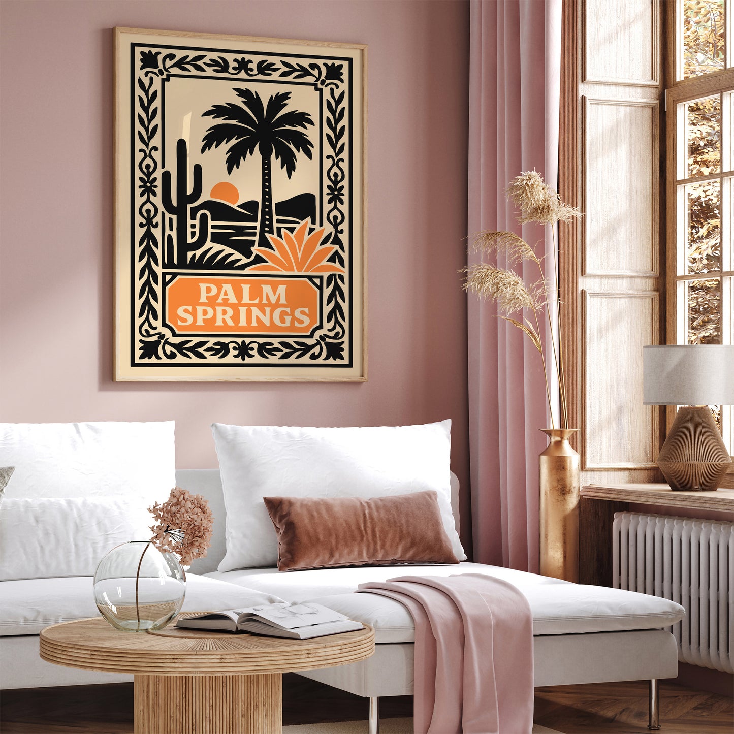 Palm Springs Travel Art Print - Landscape Wall Art Poster
