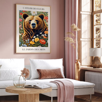 Victorian Wild Bear Art Print