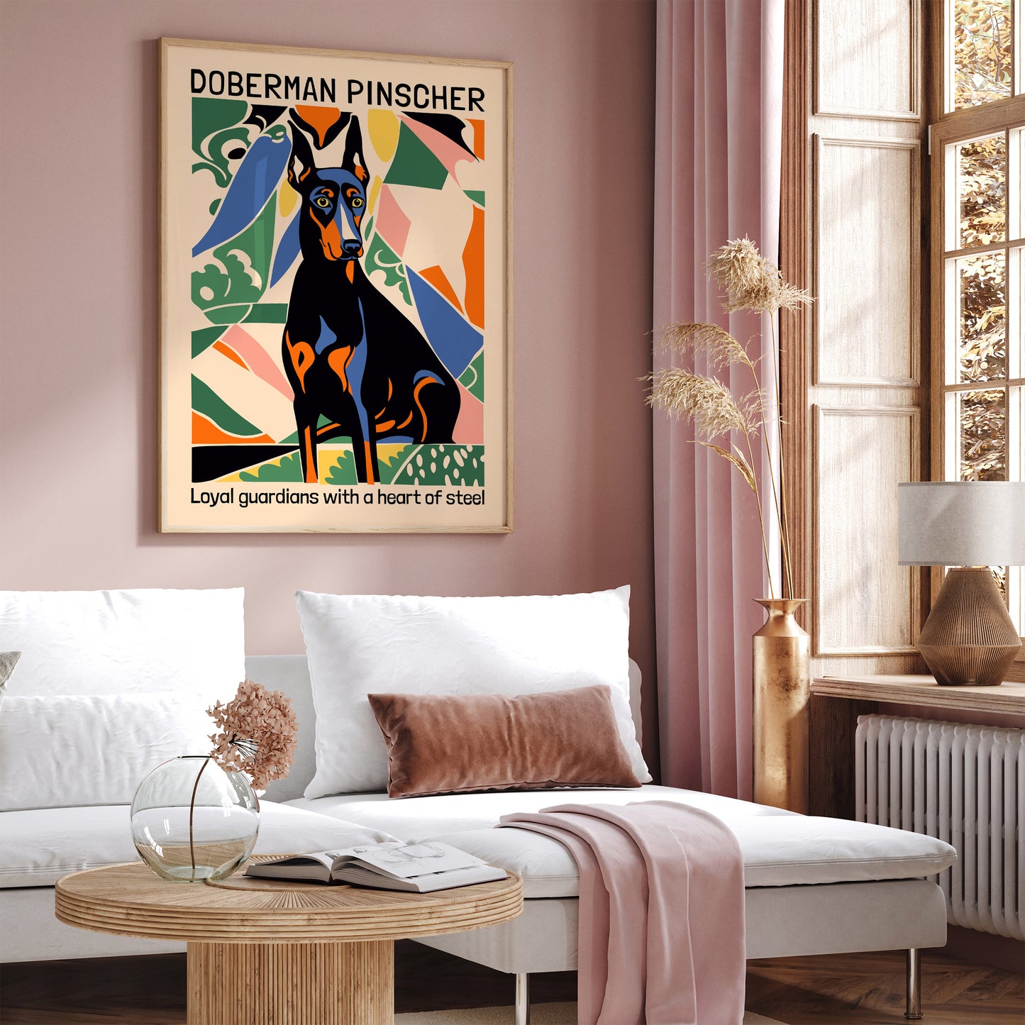 Doberman Pinscher Dog Quote Poster