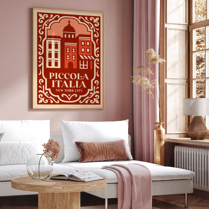 Piccola Italia New York City Poster