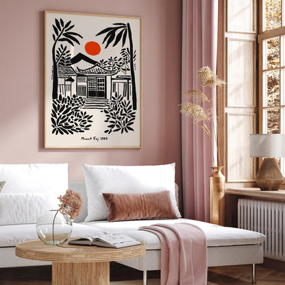 Mount Fuji Travel Poster