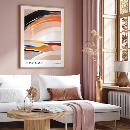 Abstract Painting Le Paysage Poster