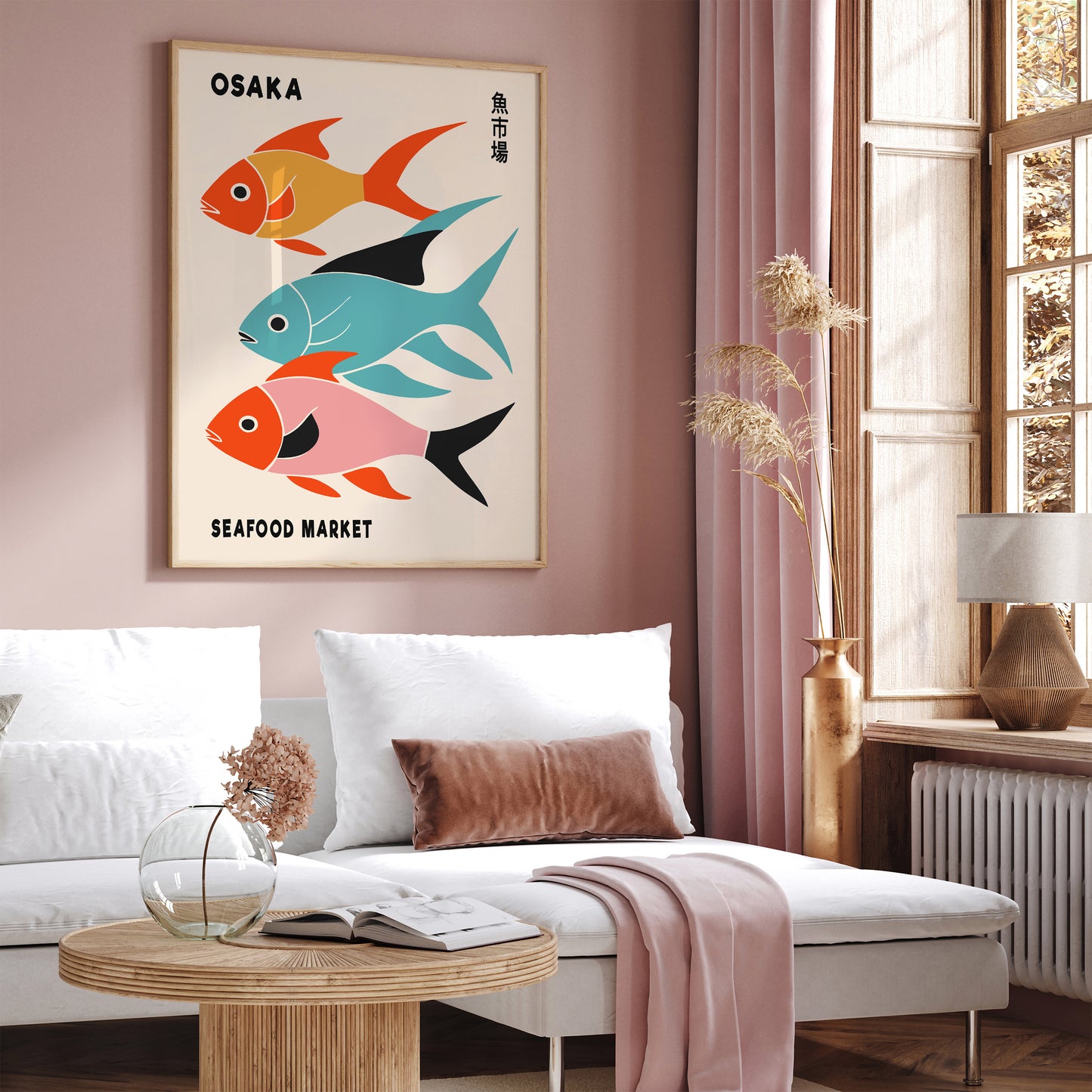 Osaka Seafood Market Poster 2025