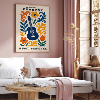 Country Music Festival Poster