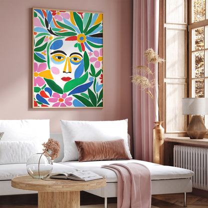 Tropical Paradise, Eclectic Colorful Wall Art