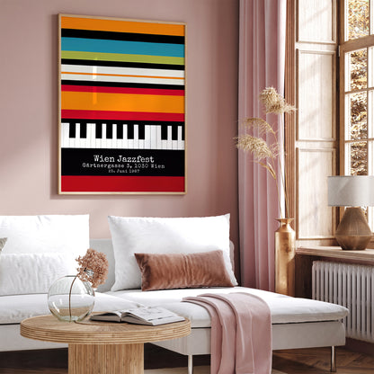 Wien Jazzfest Music Art Print