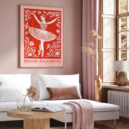 Ballet Dancer Wall Art Print