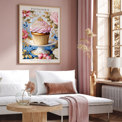 French Pastry Elegance: Vintage Wall Art Print