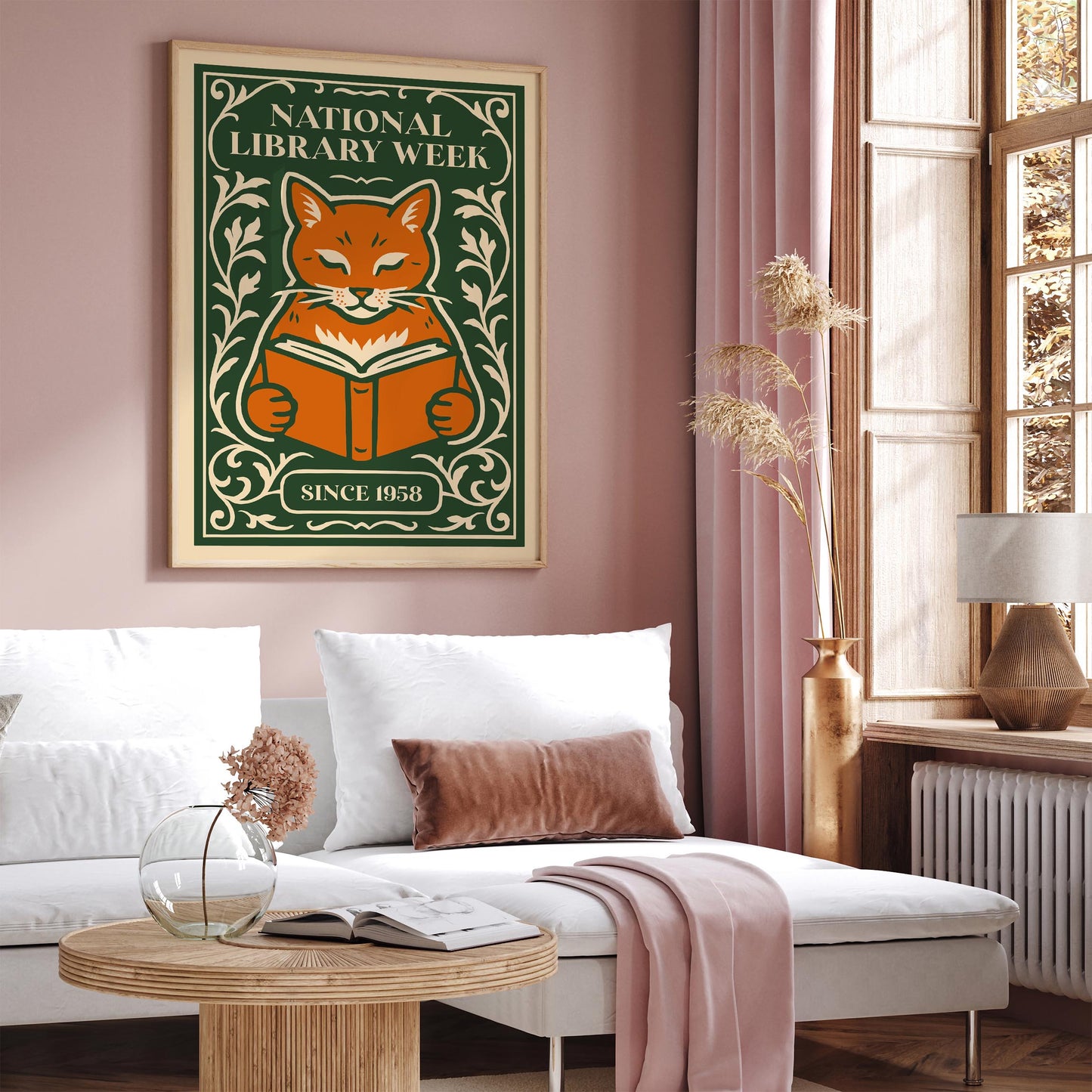 National Library Week Since 1958 Poster