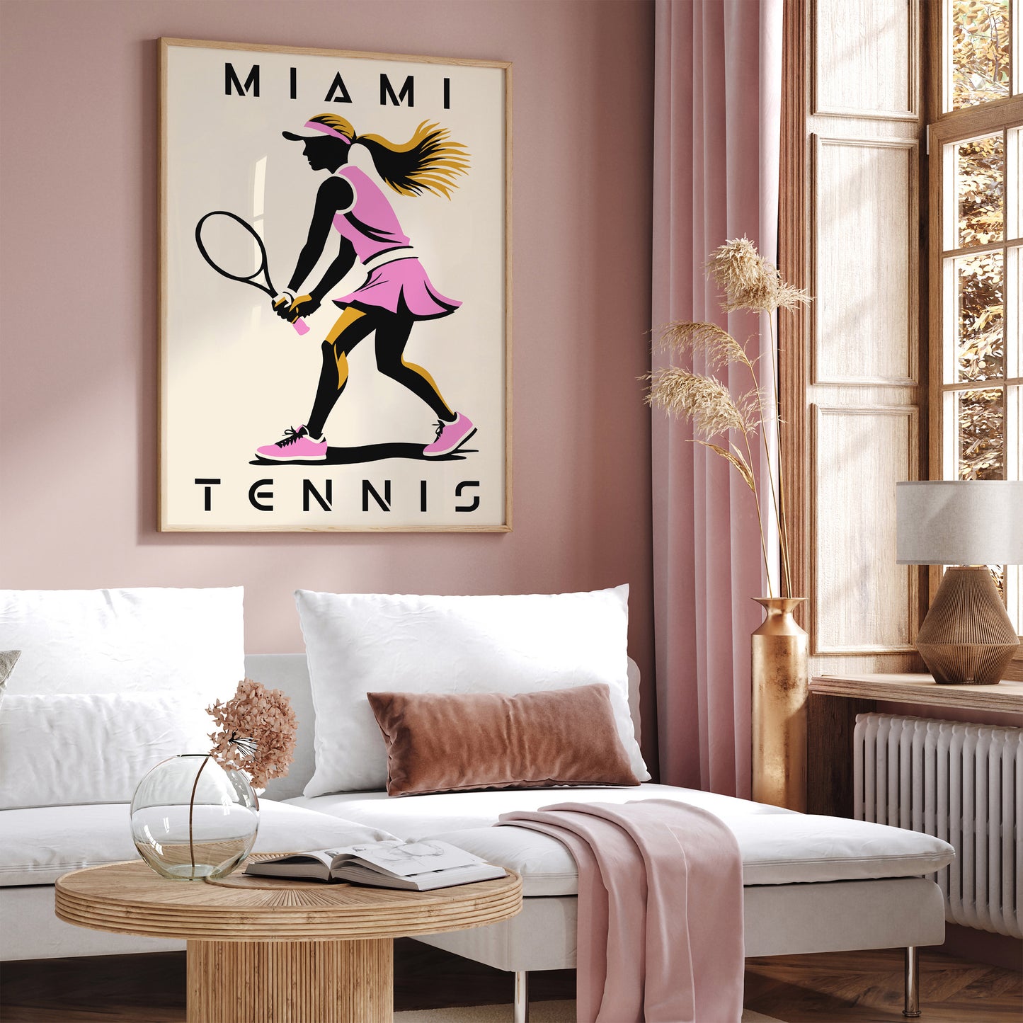 Mami Tennis Game Wall Art