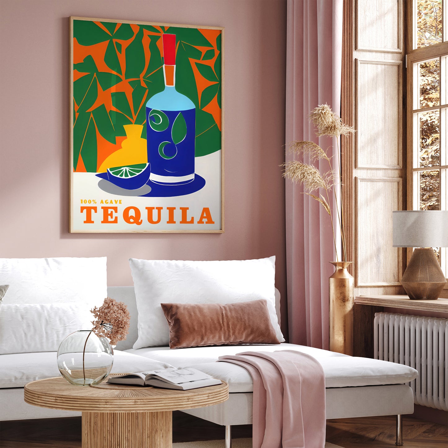 Retro Tequila Advertising Poster