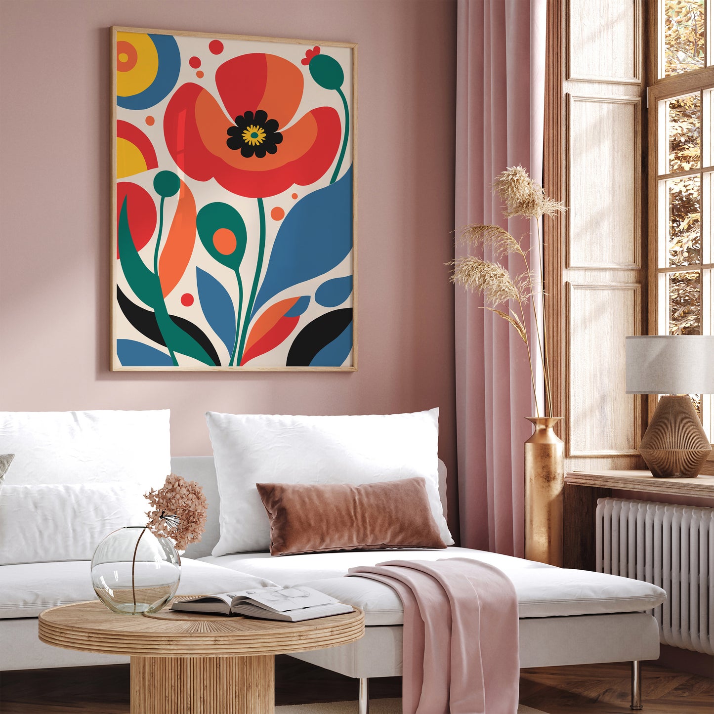 Colorful Botanical  Wall Art Print