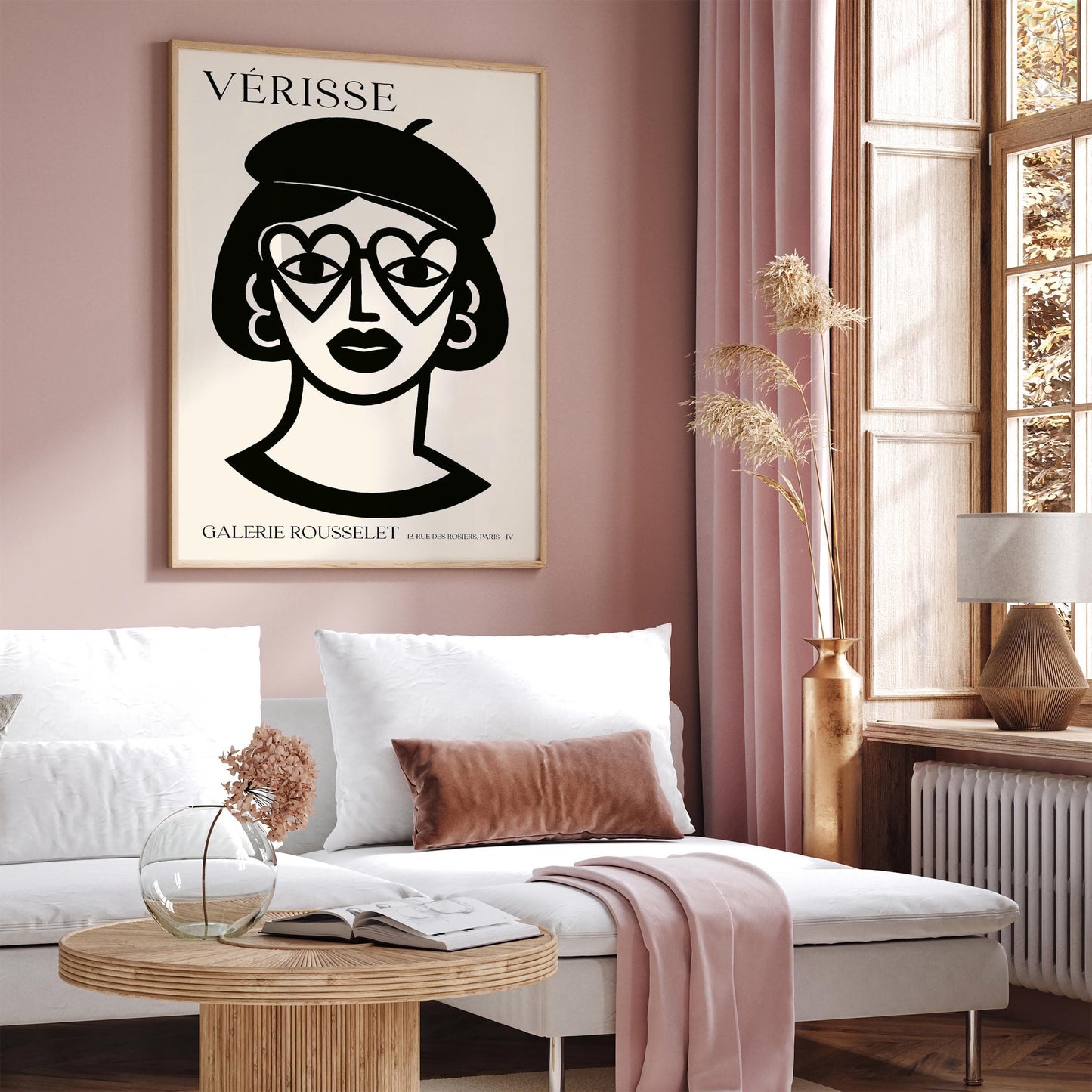 Girl with Heart-Shaped Glasses – Verisse Galerie Rousselet Print