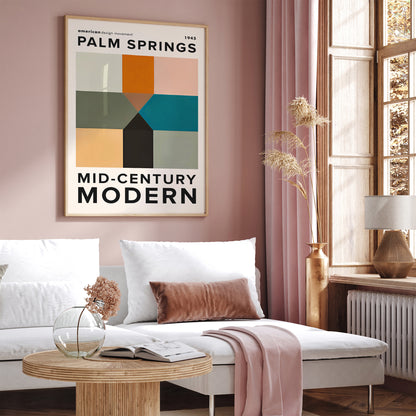 Palm Springs Mid Century Modern Poster