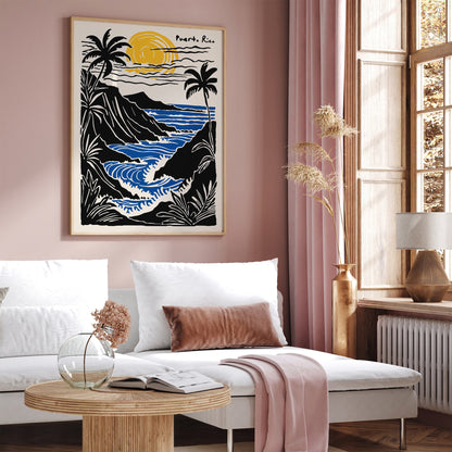 Puerto Rico Travel Poster