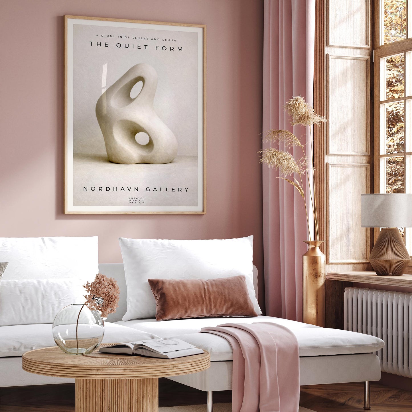 The Quiet Form Nordic Exhibition Poster