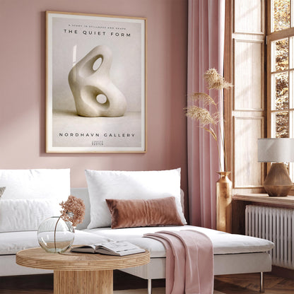 The Quiet Form Nordic Exhibition Poster